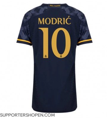 Real Madrid Luka Modric #10 Borta Matchtröja Dam 2023-24 Kortärmad